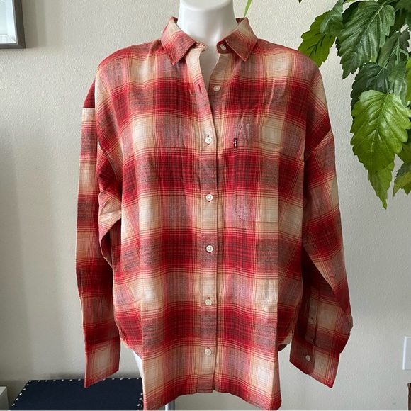 Levi’s Women’s HENRI FLANNEL SHIRT - Picture 12 of 16